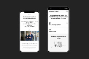 Steinwender & Partner - mobile Ansicht